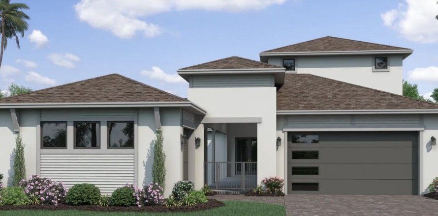 Eagles Cove at Mirada by Biscayne Homes à San Antonio, Floride № 372452