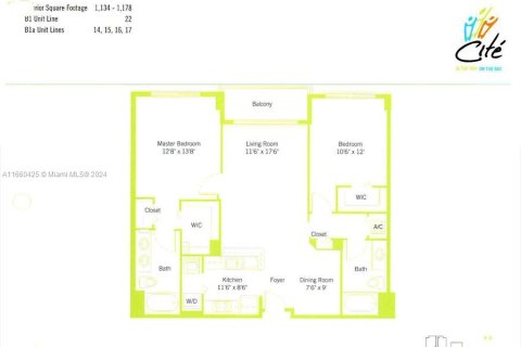 Condominio en venta en Miami, Florida, 2 dormitorios, 97.45 m2 № 1365862 - foto 26