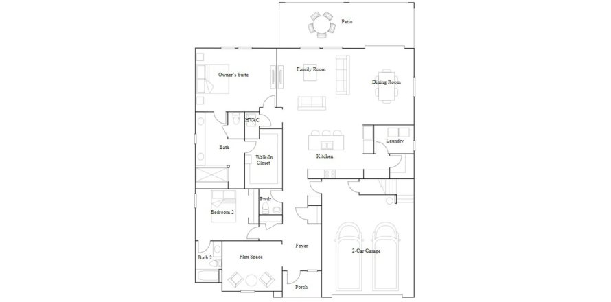 House floor plan «205SQM», 2 bedrooms in SOUTHSHORE BAY