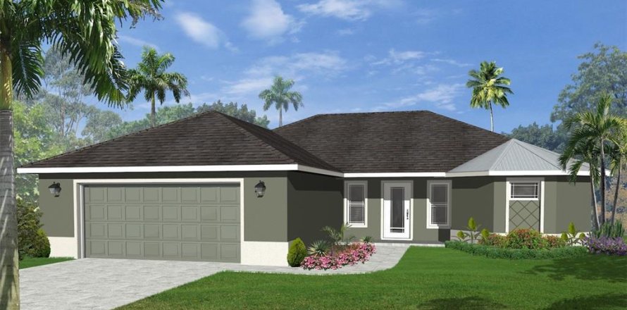 House in Port Charlotte, Florida 3 bedrooms, 133.41 sq.m. № 1369401