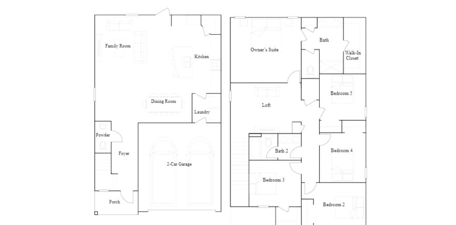Villa or house in BERRY BAY in Wimauma, Florida 5 bedrooms, 205 sq.m. № 26542
