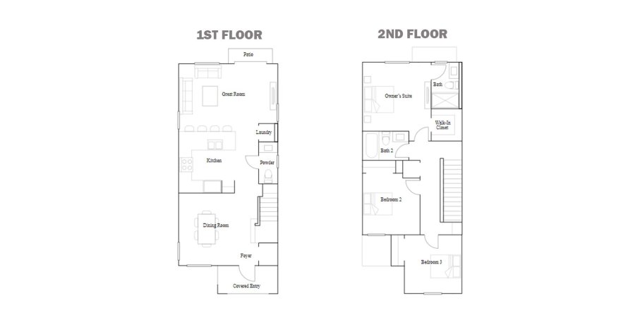 Townhouse floor plan «131SQM CASIS», 3 bedrooms in SIENA RESERVE