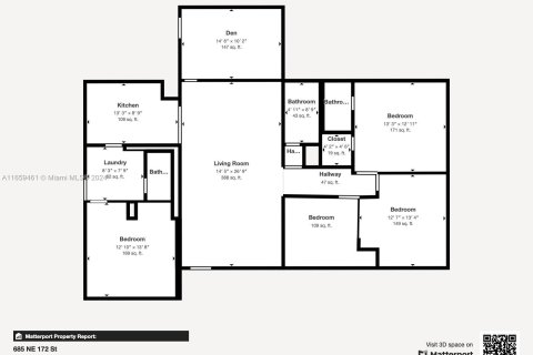 House in Miami, Florida 3 bedrooms, 127.55 sq.m. № 1365949 - photo 3