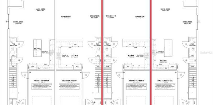 Touwnhouse à Kissimmee, Floride 3 chambres, 160.26 m2 № 1368200