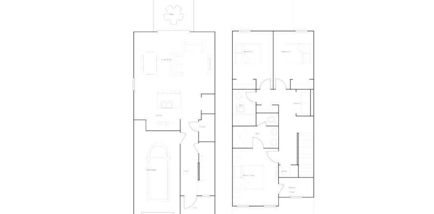 House in PORTICO in Fort Myers, Florida 3 bedrooms, 130 sq.m. № 26533