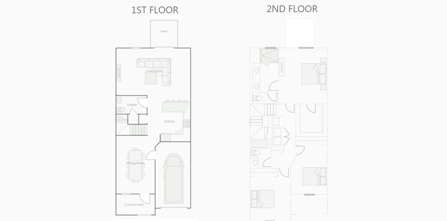 Townhouse floor plan «167SQM PAMPAS», 3 bedrooms in LAKE WILSON RESERVE