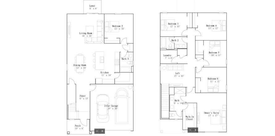 Casa en Horse Creek en Davenport, Florida 6 habitaciones, 240 m2 № 328501