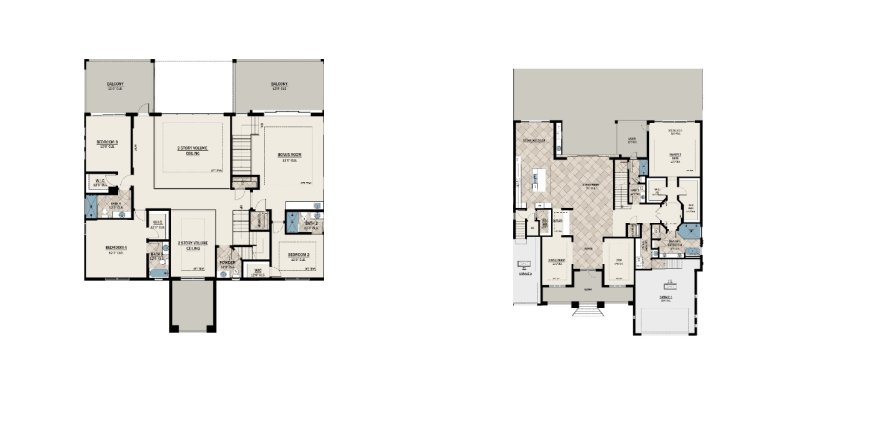 House floor plan «Legends Bay», 4 bedrooms in Legends Bay