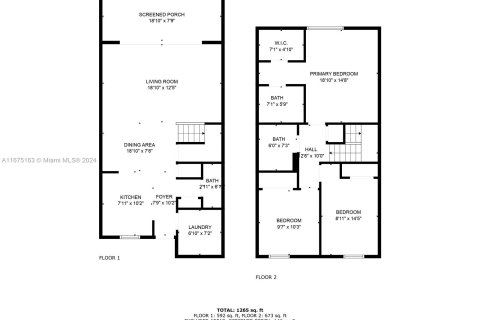 Купить таунхаус в Холливуд, Флорида 3 спальни, 157.93м2, № 1398523 - фото 2