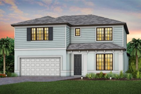 House in CEDAR GROVE AT THE WOODLANDS in North Port, Florida 4 bedrooms, 268.86 sq.m. № 1371653 - photo 1