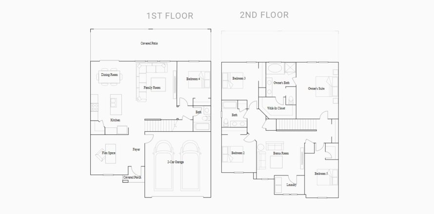Townhouse floor plan «239SQM MIRAMAR», 5 bedrooms in PINE GLEN
