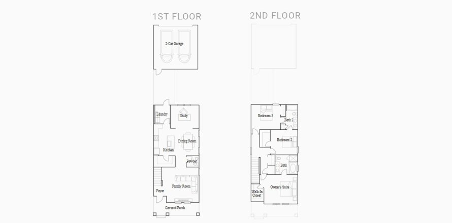 Townhouse floor plan «184SQM LEXINGTON», 3 bedrooms in PINE GLEN