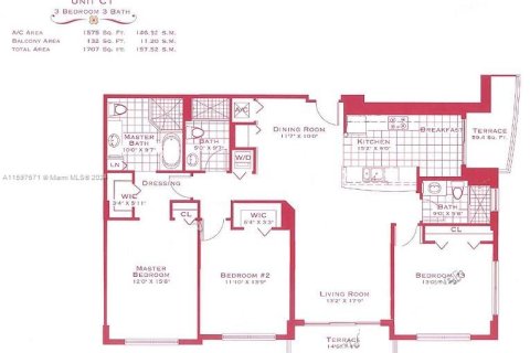 Condominio en venta en Miami, Florida, 3 dormitorios, 146.32 m2 № 1206781 - foto 2