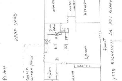 House in Port Richey, Florida 3 bedrooms, 100.33 sq.m. № 1371656 - photo 9