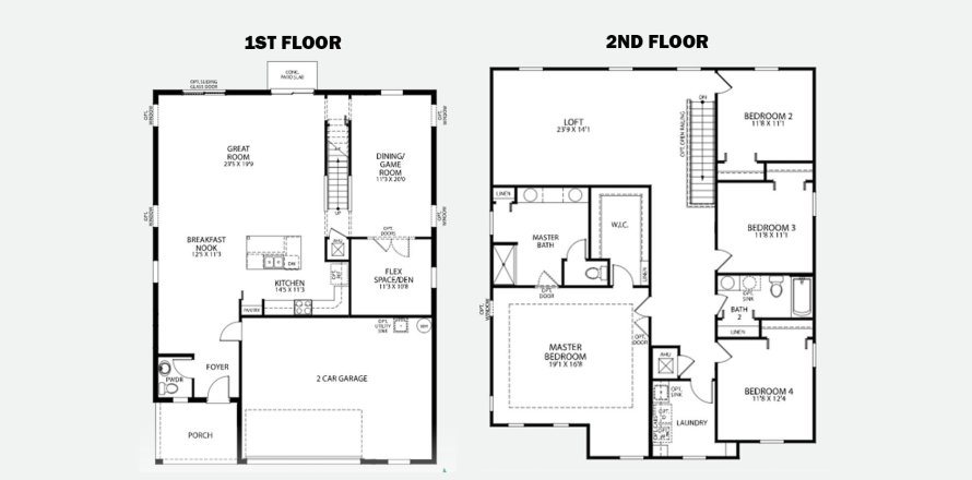 Townhouse floor plan «300SQM COLUMBUS», 4 bedrooms in CENTRAL PARK