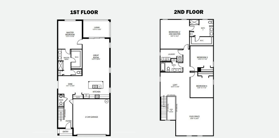 Townhouse floor plan «287SQM CARRINGTON», 4 bedrooms in CENTRAL PARK