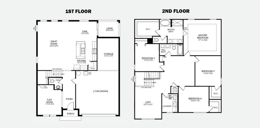 Townhouse floor plan «260SQM CARLISLE», 4 bedrooms in CENTRAL PARK