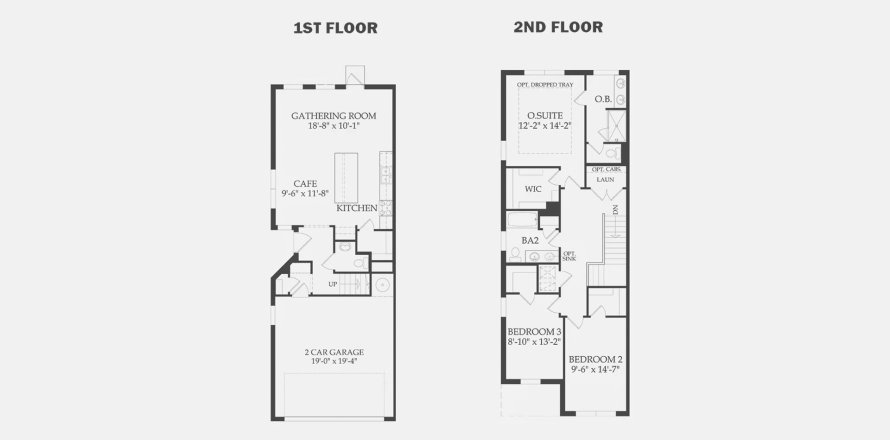 Townhouse floor plan «152SQM GRAYTON», 3 bedrooms in OCEAN COVE