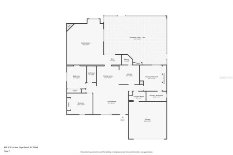 Купить виллу или дом в Кейп-Корал, Флорида 3 комнаты, 167.5м2, № 1317924 - фото 5