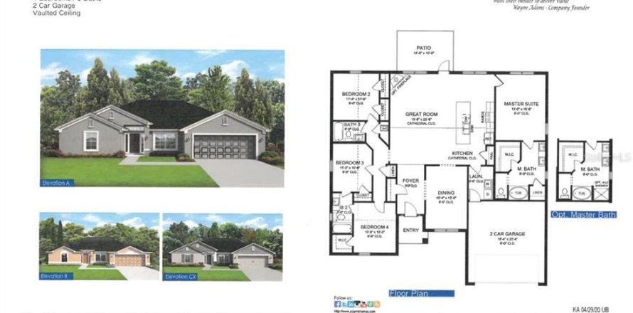 House in North Port, Florida 4 bedrooms, 196.67 sq.m. № 1394643