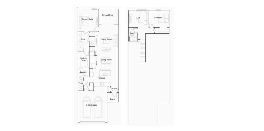 House in ANGELINE in Land O' Lakes, Florida 2 bedrooms, 162 sq.m. № 65905