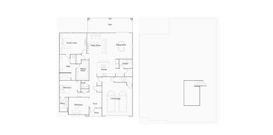 House floor plan «205SQM», 2 bedrooms in ANGELINE