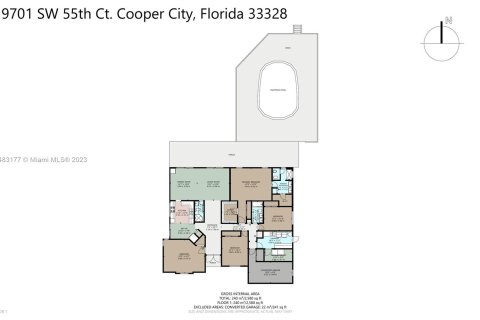 Casa en venta en Cooper City, Florida, 5 dormitorios, 218.69 m2 № 832606 - foto 28