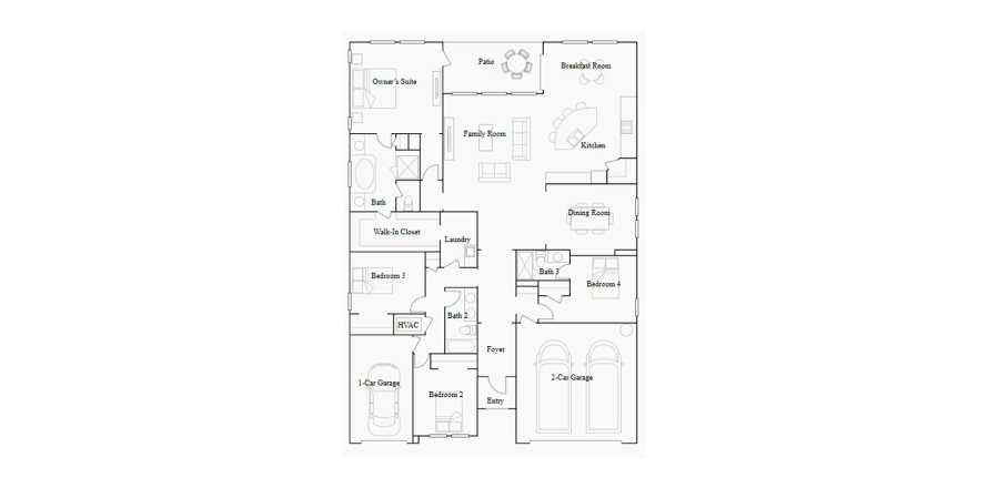 House floor plan «243SQM», 4 bedrooms in ESTANCIA

