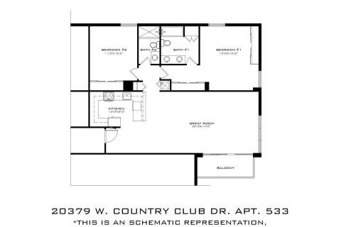 Copropriété à vendre à Aventura, Floride: 2 chambres, 121.98 m2 № 1151841 - photo 1