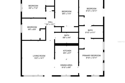 Купить виллу или дом в Тампа, Флорида 3 комнаты, 101.08м2, № 1365004 - фото 25