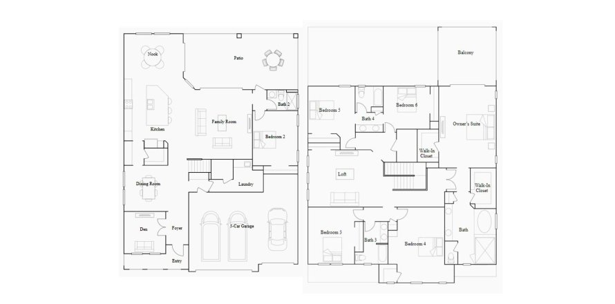 House floor plan «412SQM», 6 bedrooms in ESTANCIA


