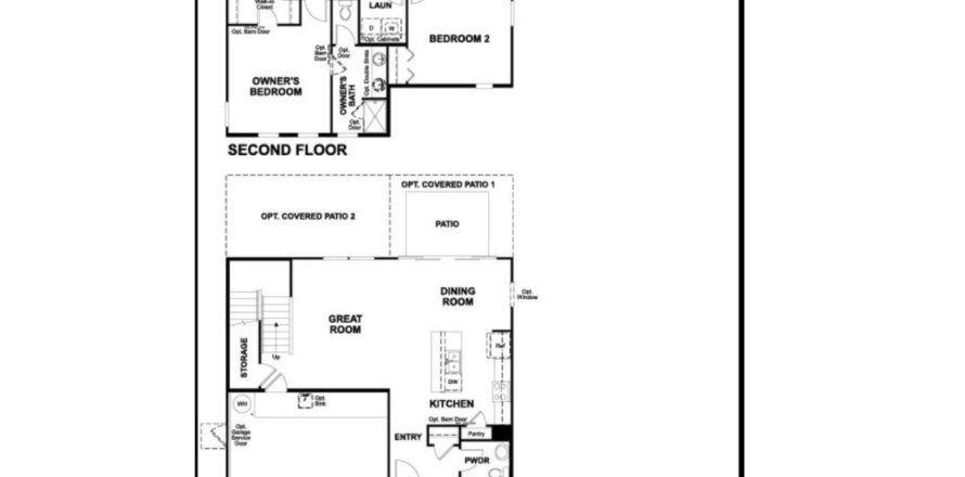 House floor plan «floor Coral at Seasons at Sutton Preserve», 3 rooms in Seasons at Sutton Preserve