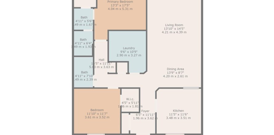 Condo à Tamarac, Floride, 2 chambres  № 1098941