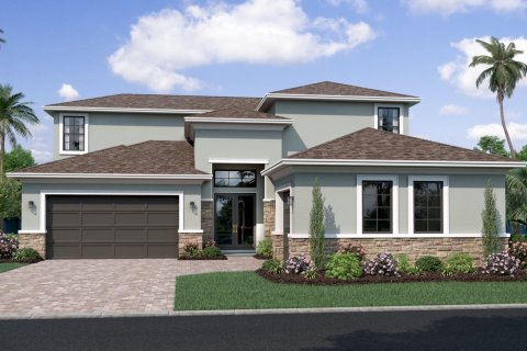 House in Eagles Cove at Mirada by Biscayne Homes in San Antonio, Florida 5 rooms, 330 sq.m. № 372459 - photo 1
