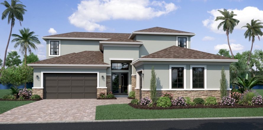 Villa ou maison à Eagles Cove at Mirada by Biscayne Homes à San Antonio, Floride 5 pièces, 330 m2 № 372459