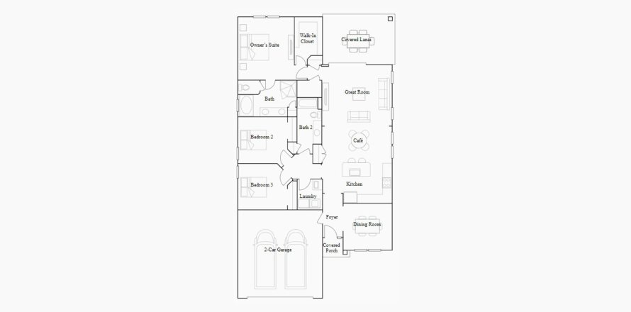 House floor plan «159SQM», 3 bedrooms in GRAND CREEK