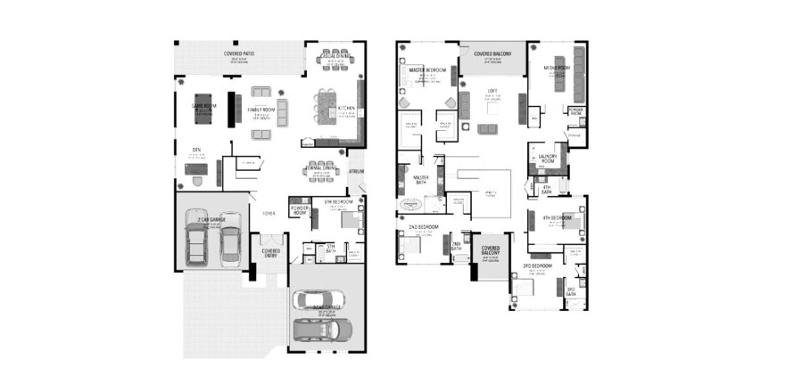 House floor plan «480SQM», 5 bedrooms in LOTUS PALM