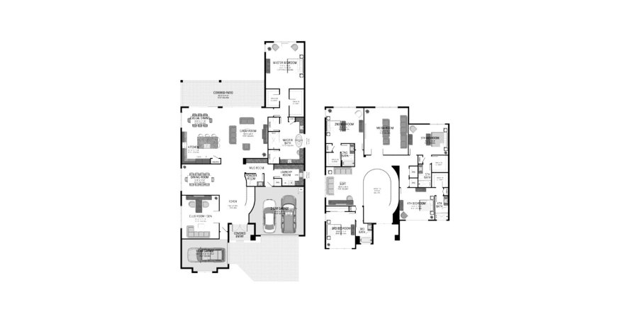 House floor plan «471SQM», 5 bedrooms in LOTUS PALM
