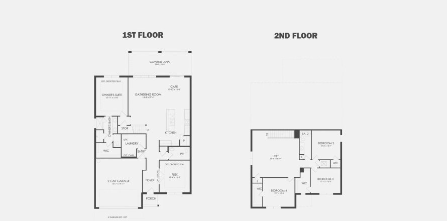 Townhouse floor plan «269SQM WHITESTONE», 4 bedrooms in HIGHPOINTE