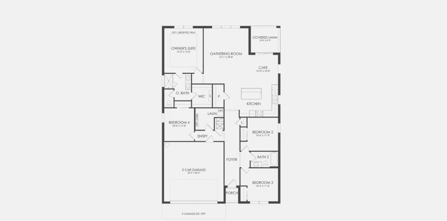 Townhouse floor plan «172SQM HIGHGATE», 4 bedrooms in HIGHPOINTE