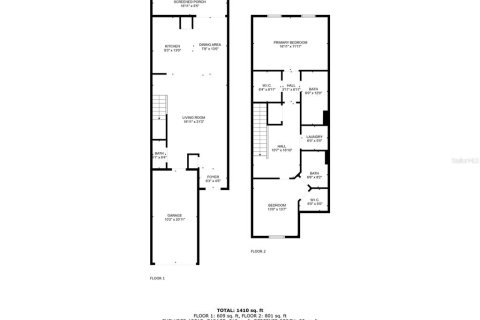 Touwnhouse à vendre à Lutz, Floride: 2 chambres, 151.8 m2 № 1385276 - photo 2