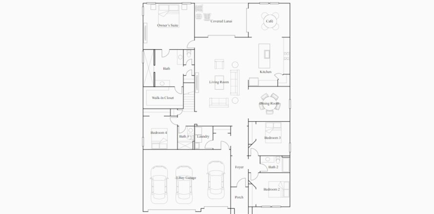 Townhouse floor plan «247SQM MEDALLION», 4 bedrooms in BELLECHASE