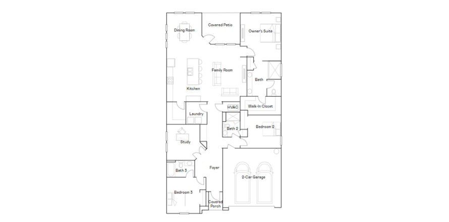Townhouse floor plan «200SQM BRINDLEY», 3 bedrooms in BELLECHASE