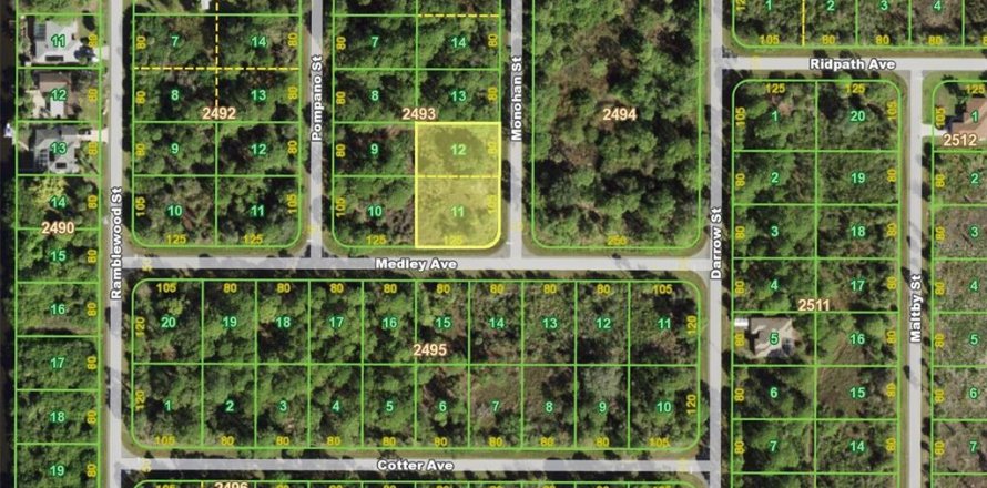 Land in Port Charlotte, Florida № 214336