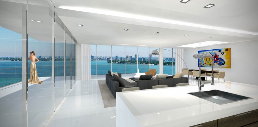 Apartment in BAY HOUSE in Miami, Florida 3 bedrooms, 133 sq.m. № 76773