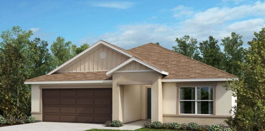 House in Parkside in the Lakeland-Winter Haven Area in Lakeland, Florida 4 rooms, 185 sq.m. № 339597