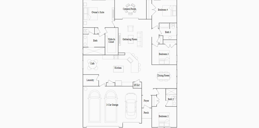 Townhouse floor plan «211SQM TIVOLI», 4 bedrooms in LIBERTY VILLAGE