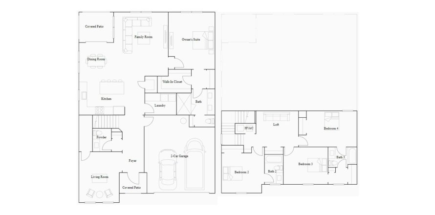 House floor plan «236SQM», 4 bedrooms in LAKES AT BROOKHAVEN

