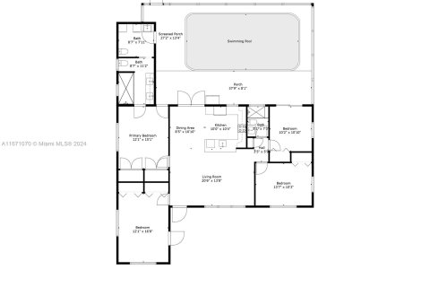 House in Miramar, Florida 4 bedrooms, 142.6 sq.m. № 1391542 - photo 25