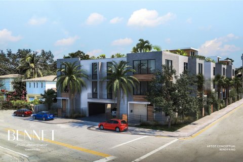 Townhouse in Miami, Florida 3 bedrooms, 170.1 sq.m. № 643470 - photo 2